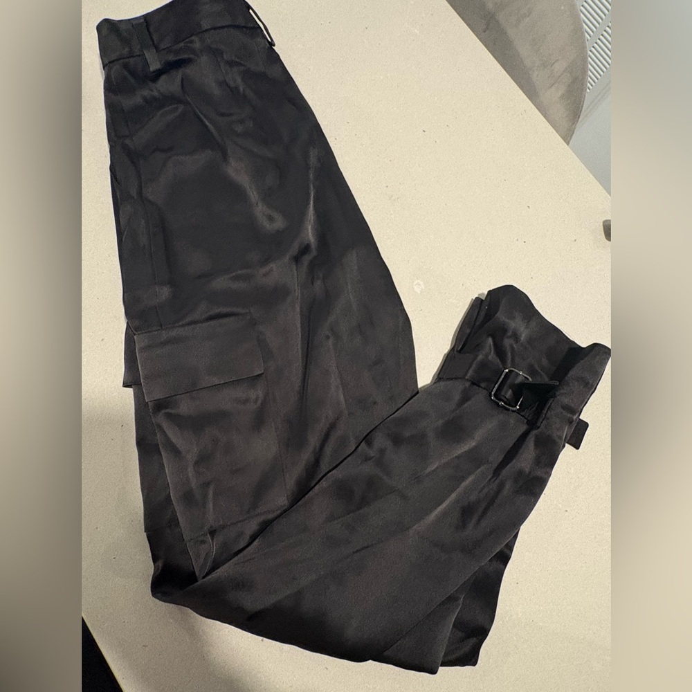 Babaton Refined Cargo Satin Pants
